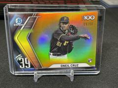 Oneil Cruz [Gold] #BTP-39 Baseball Cards 2022 Bowman Scouts' Top 100 Prices