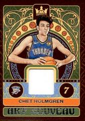 Chet Holmgren #AN-CHO Basketball Cards 2022 Panini Court Kings Art Nouveau Prices