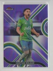 Cristian Roldan [Purple] Soccer Cards 2022 Finest MLS Prices