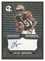Chad Johnson [Blue] Football Cards 2021 Panini Chronicles Invincible Autographs Prices