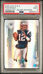 Tom Brady [Longevity Silver Holofoil] #57 Football Cards 2008 Leaf Rookies & Stars Prices