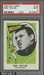 Ron Taylor #129 Football Cards 1961 NU Card Prices