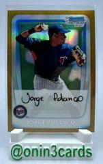 Jorge Polanco [Refractor] Baseball Cards 2011 Bowman Chrome Prospects Prices