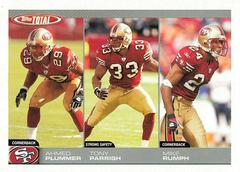 Ahmed Plummer, Tony Parrish, Mike Rumph [Silver] #325 Football Cards 2004 Topps Total Prices