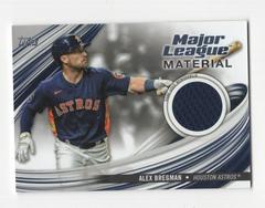 Alex Bregman #MLM-ABR Baseball Cards 2023 Topps Update Major League Material Prices
