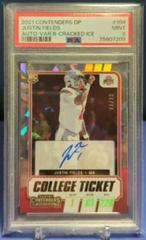 Justin Fields [Autograph Cracked Ice Ticket] #104C Football Cards 2021 Panini Contenders Draft Picks Prices
