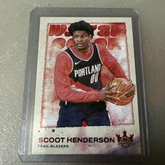 Scoot Henderson [Ruby] #15 Basketball Cards 2023 Panini Court Kings Water Color Prices