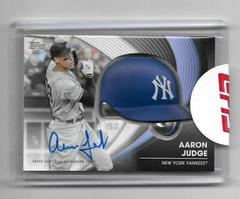 Aaron Judge [Autograph] Baseball Cards 2022 Topps Batting Helmet Relic Prices