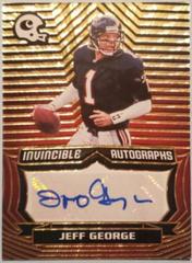 Jeff George [Red] Football Cards 2021 Panini Chronicles Invincible Autographs Prices