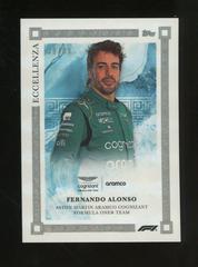 Fernando Alonso [Blue] Racing Cards 2023 Topps Eccellenza Formula 1 Prices