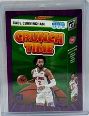 Cade Cunningham [Purple] #12 Basketball Cards 2023 Panini Donruss Crunch Time Prices