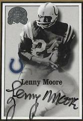 Lenny Moore [Autograph] Football Cards 2000 Fleer Greats of the Game Autographs Prices