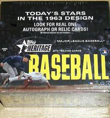 Retail Box Baseball Cards 2012 Topps Heritage Prices