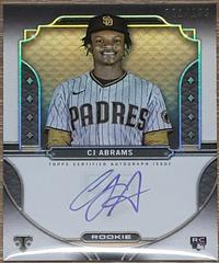 CJ Abrams Baseball Cards 2022 Topps Triple Threads Rookie Autographs Prices