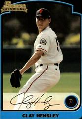 Clay Hensley Baseball Cards 2003 Bowman Prices
