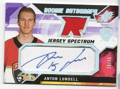 Anton Lundell [Spectrum] #AL Hockey Cards 2021 SPx Rookie Auto Jersey Prices