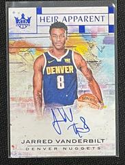 Jarred Vanderbilt [Sapphire] Basketball Cards 2018 Panini Court Kings Heir Apparent Autographs Prices