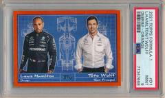 Lewis Hamilton, Toto Wolff [Orange] #D-1 Racing Cards 2021 Topps Formula 1 Debrief Prices