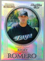 Ricky Romero [Refractor] Baseball Cards 2005 Bowman Sterling Prices