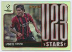 Sandro Tonali #U23-11 Soccer Cards 2021 Topps Merlin Chrome UEFA U23 Stars Prices