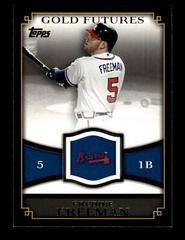 Freddie Freeman #GF-4 Baseball Cards 2012 Topps Gold Futures Prices