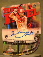 Zach Neto [Lava] Baseball Cards 2023 Bowman's Best Reel to Die Cut Autographs Prices
