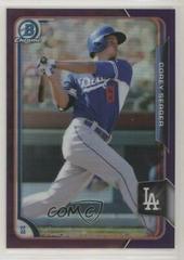 Corey Seager [Purple Refractor] #BCP250 Baseball Cards 2015 Bowman Chrome Prospects Prices