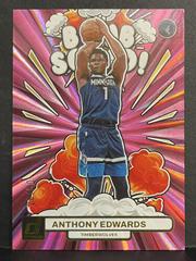 Anthony Edwards [Pink] #6 Basketball Cards 2023 Panini Donruss Bomb Squad Prices