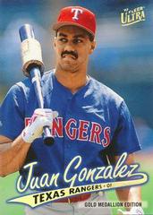 Juan Gonzalez #G132 Baseball Cards 1997 Ultra Gold Medallion Prices