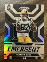 Romeo Doubs [Silver] Football Cards 2022 Panini Prizm Emergent Prices