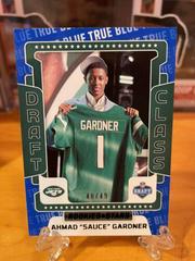 Ahmad 'Sauce' Gardner [True Blue] #DC-12 Football Cards 2022 Panini Rookies & Stars Draft Class Prices