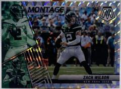 Zach Wilson [Mosaic] Football Cards 2022 Panini Mosaic Montage Prices
