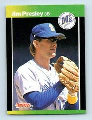 Jim Presley #331 Baseball Cards 1989 Donruss Baseball's Best Prices