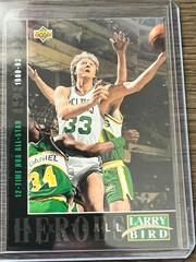 Larry Bird Basketball Cards 1992 Upper Deck Larry Bird Heroes Prices