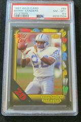 Barry Sanders [20 Stripe] Football Cards 1991 Wild Card Prices