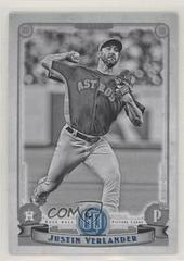 Justin Verlander [Black & White] #111 Baseball Cards 2019 Topps Gypsy Queen Prices