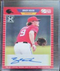 Brady House [Red] Baseball Cards 2021 Pro Set Autographs Prices
