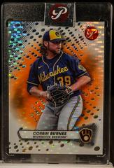 Corbin Burnes [Orange Pristine] #2 Baseball Cards 2023 Topps Pristine Prices