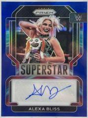 Alexa Bliss [Blue Prizm] #SA-ABL Wrestling Cards 2022 Panini Prizm WWE Superstar Autographs Prices