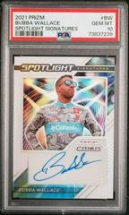 Bubba Wallace [White] #SS-BW Racing Cards 2021 Panini Prizm Spotlight Signatures Prices