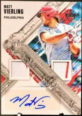 Matt Vierling Baseball Cards 2022 Panini Diamond Kings DK Materials Signatures Prices