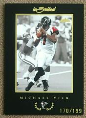 Michael Vick [Black Border Gold] #25 Football Cards 2004 Fleer Inscribed Prices