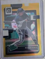 Royce Lewis [Gold] Baseball Cards 2022 Panini Donruss Optic Rated Prospects Prices
