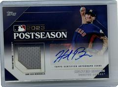 Hunter Brown Baseball Cards 2024 Topps Postseason Performance Autograph Relic Prices