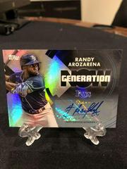 Randy Arozarena [Autograph] #GN-55 Baseball Cards 2022 Topps Generation Now Prices