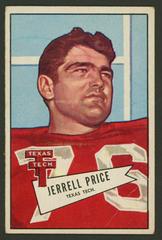 Jerrell Price #49 Football Cards 1952 Bowman Large Prices