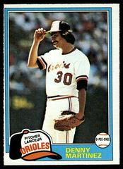 Denny Martinez [Gray Back] #367 Baseball Cards 1981 O Pee Chee Prices