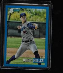 Bobby Miller [Chrome Prospect Blue] #186 Baseball Cards 2021 Bowman Heritage Prices