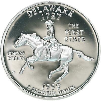 1999 S [SILVER DELAWARE PROOF] Coins State Quarter