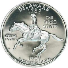 1999 S [SILVER DELAWARE PROOF] Coins State Quarter Prices